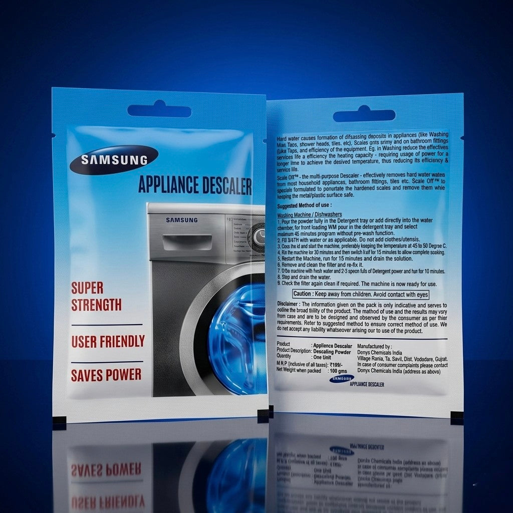Samsung Washing Machine Descaling Powder (4-Pack)